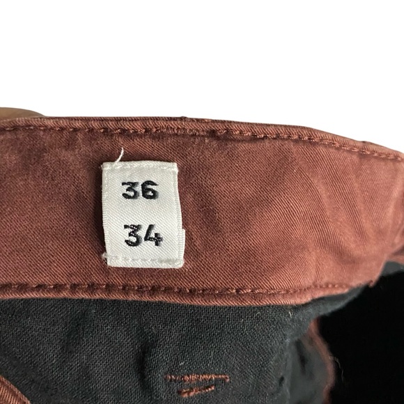 Jack & Jones Men's Red Tapered Cargo Jogger Pant - Picture 6 of 7